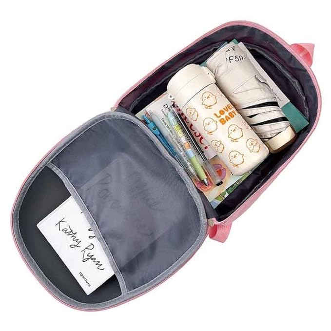 3D Embossed Unicorn School Bag for Girls/Unicorn Bag/Waterproof Backpack/Pony Bag for Girls/Picnic bag, Tuition bag, Unicorn Preschool Bag,Unicorn Shoulder Backpack (Color-Pink)