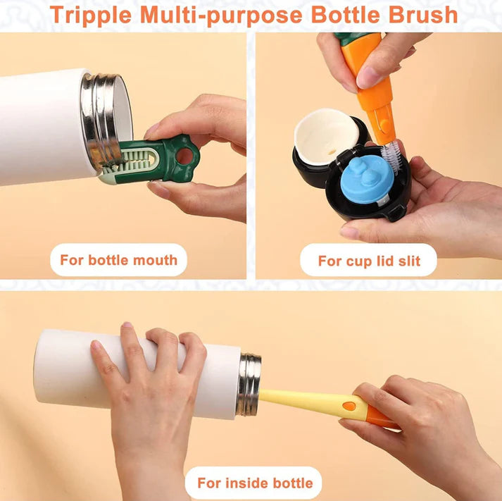 3 in 1 Sponge bottle cleaner