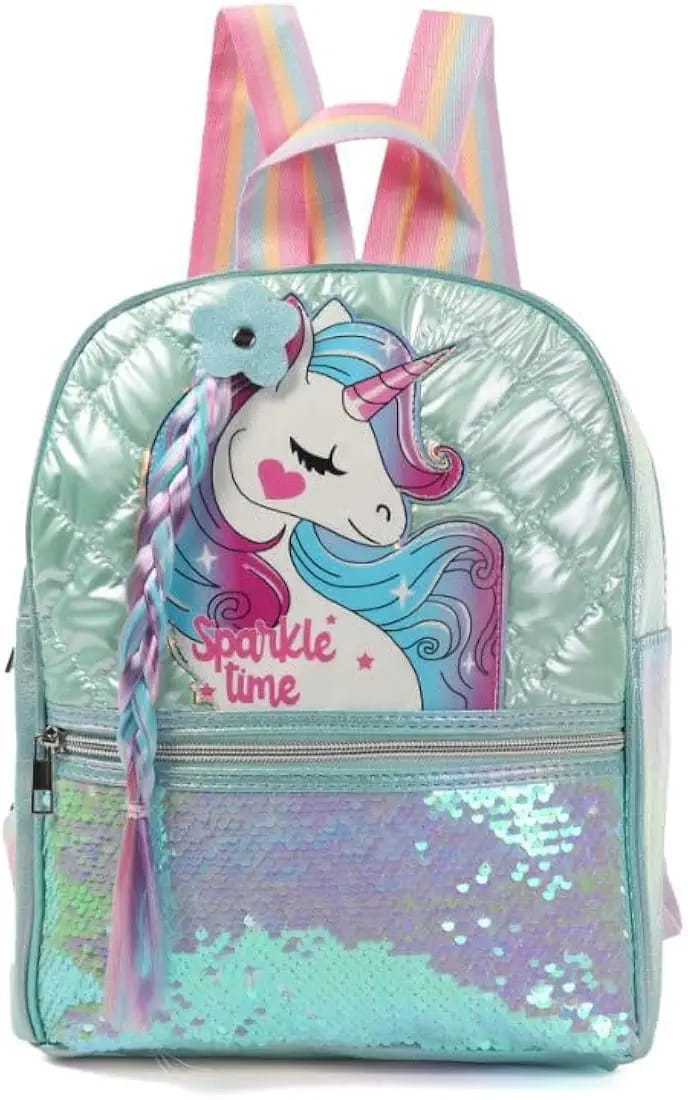 Girls Unicorn Theme Bag pack 13 Inches