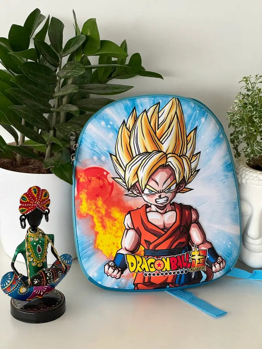 Kindergarten Cute Dragon Ballz Kids School Bag for Boys, Toddler Preschool Plush Travel Schoolbag, Perfect Book Bag, Casual Backpack for Kids