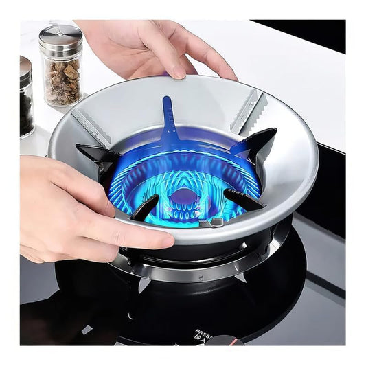 Gas Saver Burner Stand(Pack Of 1) Gas Chula Burner Gas Saver Stand Jali Ring Fire & Windproof Energy Saving, Gas Chula Support Stand 4 Legs Home Pan Protectors