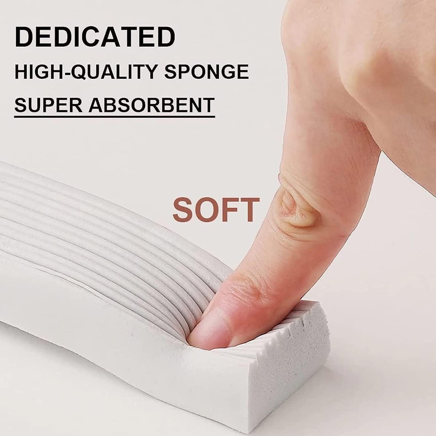Mini Mop for Kitchen with Sponge Portable Mini Mop Self Squeeze Strong Absorbent Magic Wiper for Kitchen Small Wet & Dry Use for Bathroom Wall Glass Car Table Home