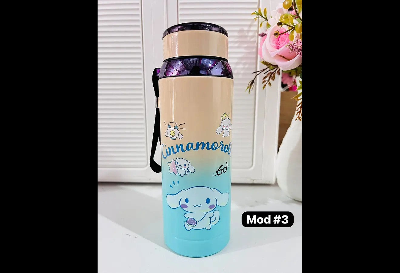 Cartoon Printed Insulated Stainless Steel Bottles | Airtight & Leakproof | 800 ML | 10 Designs