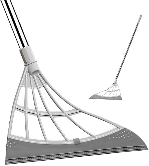 Universal Silicone Magic Bathroom Broom | Wiping for Tiles Glass Wiper | Hardwood Floor Cleaner