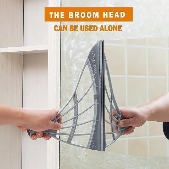Universal Silicone Magic Bathroom Broom | Wiping for Tiles Glass Wiper | Hardwood Floor Cleaner