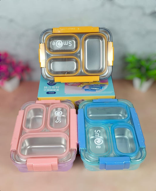 Stainless Steel Lunch Box - Leakproof, BPA-Free, and Eco-Friendly - Perfect for Adults and Kids