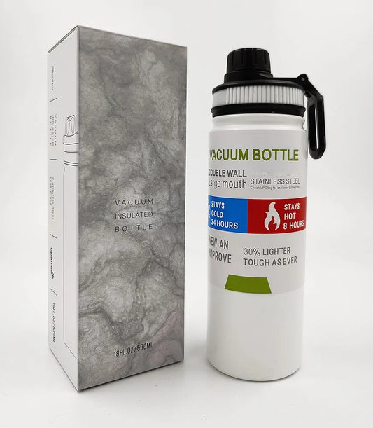 Stainless Steel Water Bottle Hot & Cold Thermos Flask Thermosteel Bottle 530ml Hot Water Bottle for Men Women Steel Bottle Thermos Water Bottles Steel for Office Home Travel (Blue)