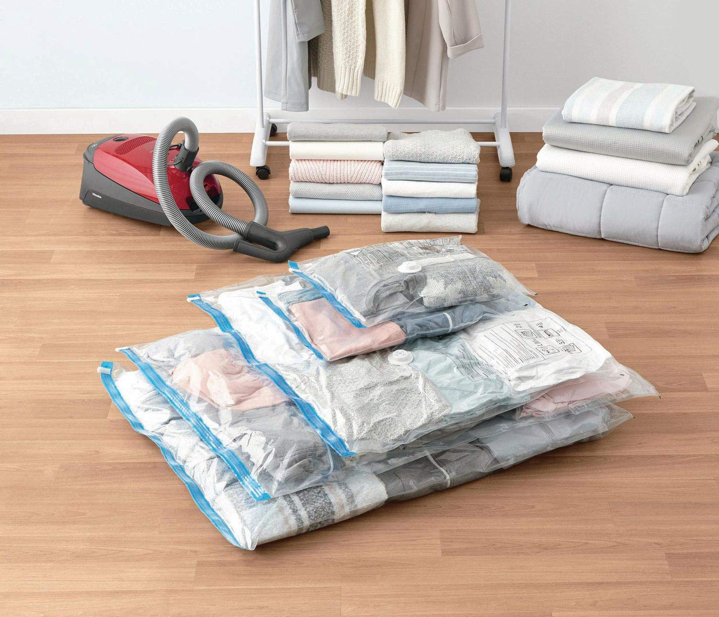 5-Vacuum Storage Bags-(2bags50*70cm,2bags60*80cm,1bag80*100cm)-vacuum bags for storage|vacuum bags for clothes with pump|cloth vacuum bag|vacuum storage bags with pump|