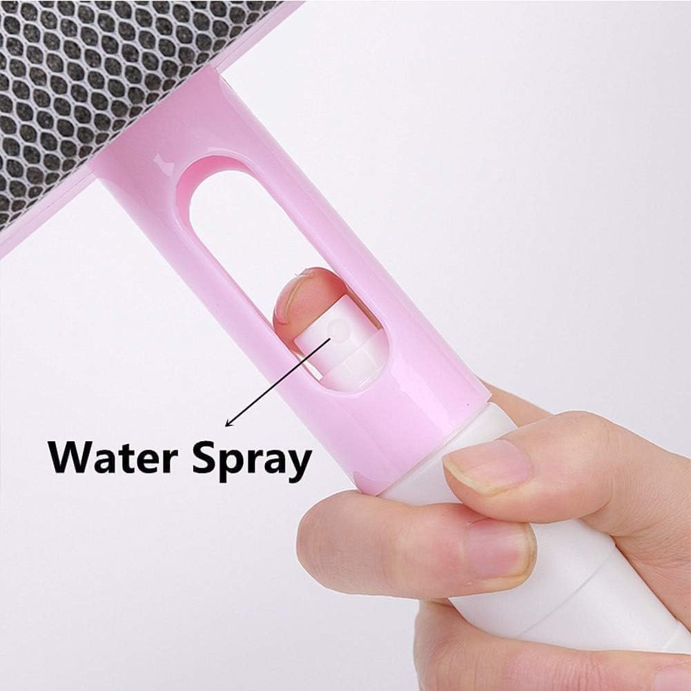 3 in 1 Window Glass Spray Wiper Brush for Home Window Cleaner Multifunctional Double-Sided Window Cleaner Brush & Wiper Sprayer Window Mirror Glass Wiper