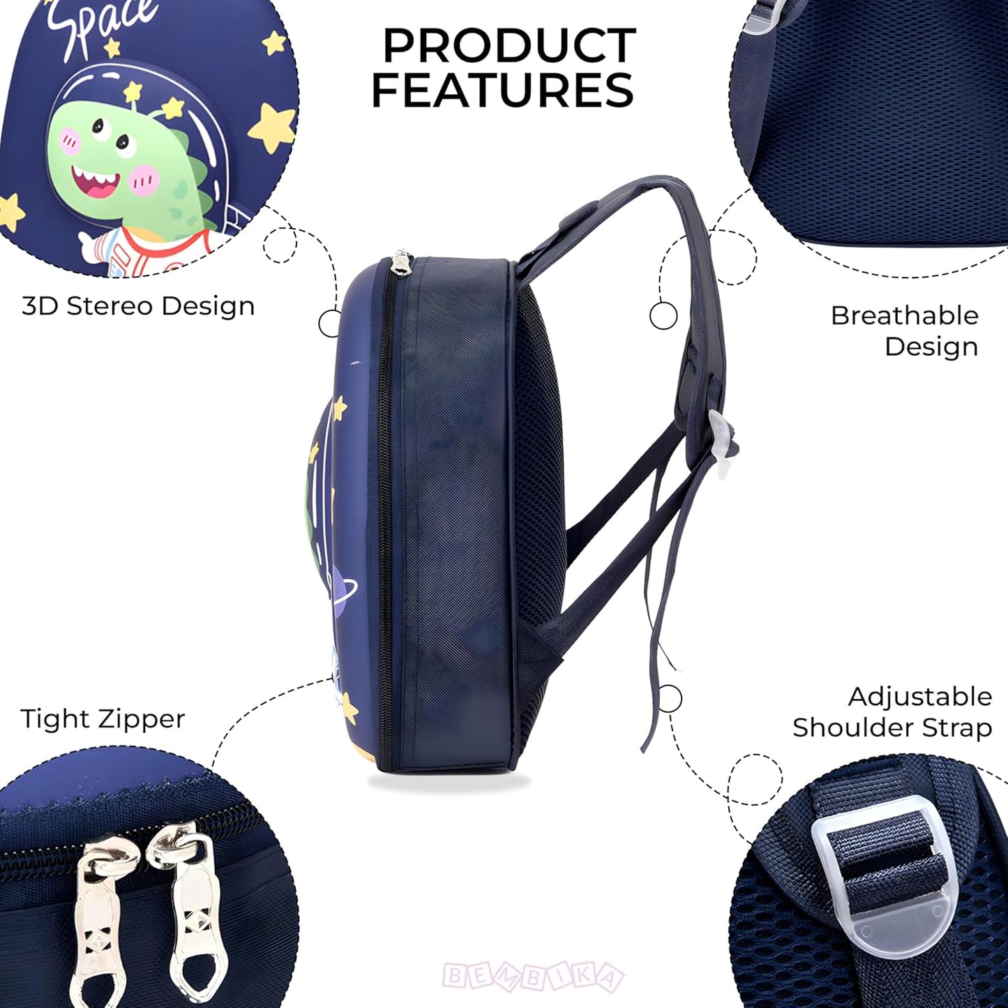 Kindergarten Cute Cartoon Kids School Bag for Boys and Girls, Toddler Preschool Plush Travel Schoolbag, Perfect Book Bag, Casual Backpack for Kids